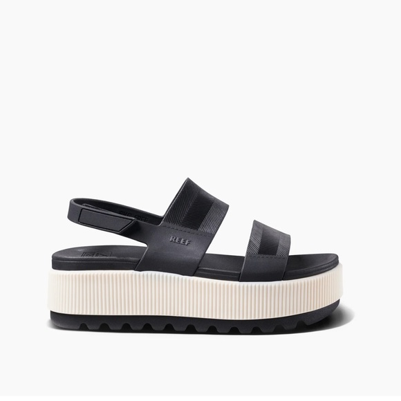 Women’s Reef Water Vista Higher Black Vintage Size 6 NWOT - Picture 2 of 13